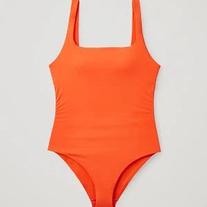 COS Orange One Piece Swimsuit